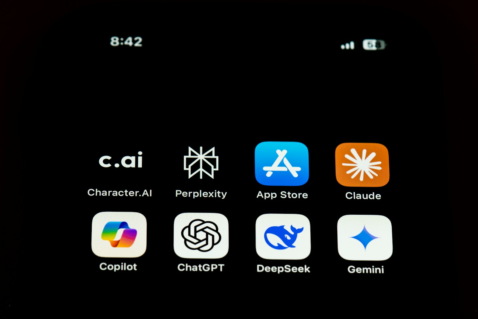 A close up of a cell phone with icons on it